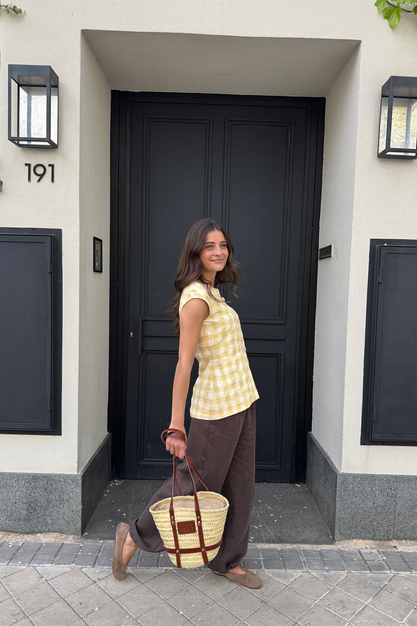 The Code Rodeo basket bag Dark brown