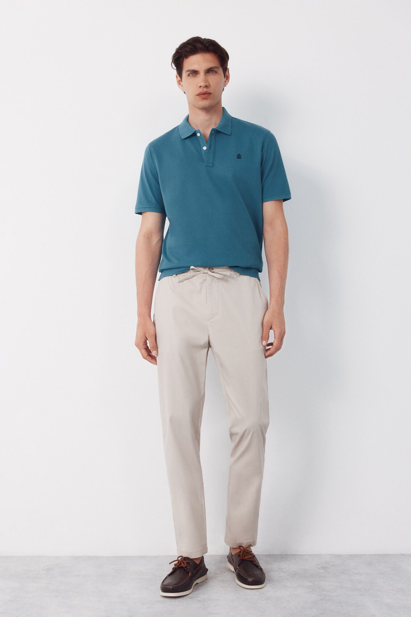 Cortefiel Technical chinos trousers with tapered laces