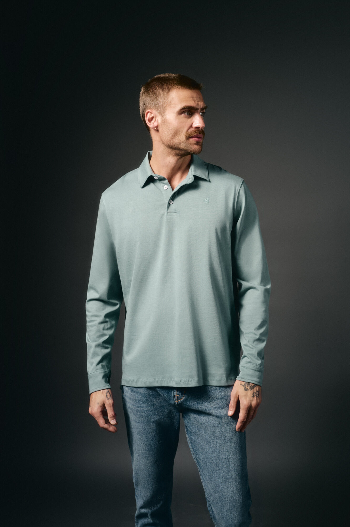 OOTO Polo manga larga