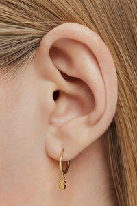 Tous Pendientes con baño de oro 18 kt sobre plata Cool Joy