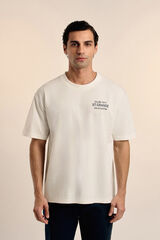 Valecuatro Oversized text t-shirt Ivory