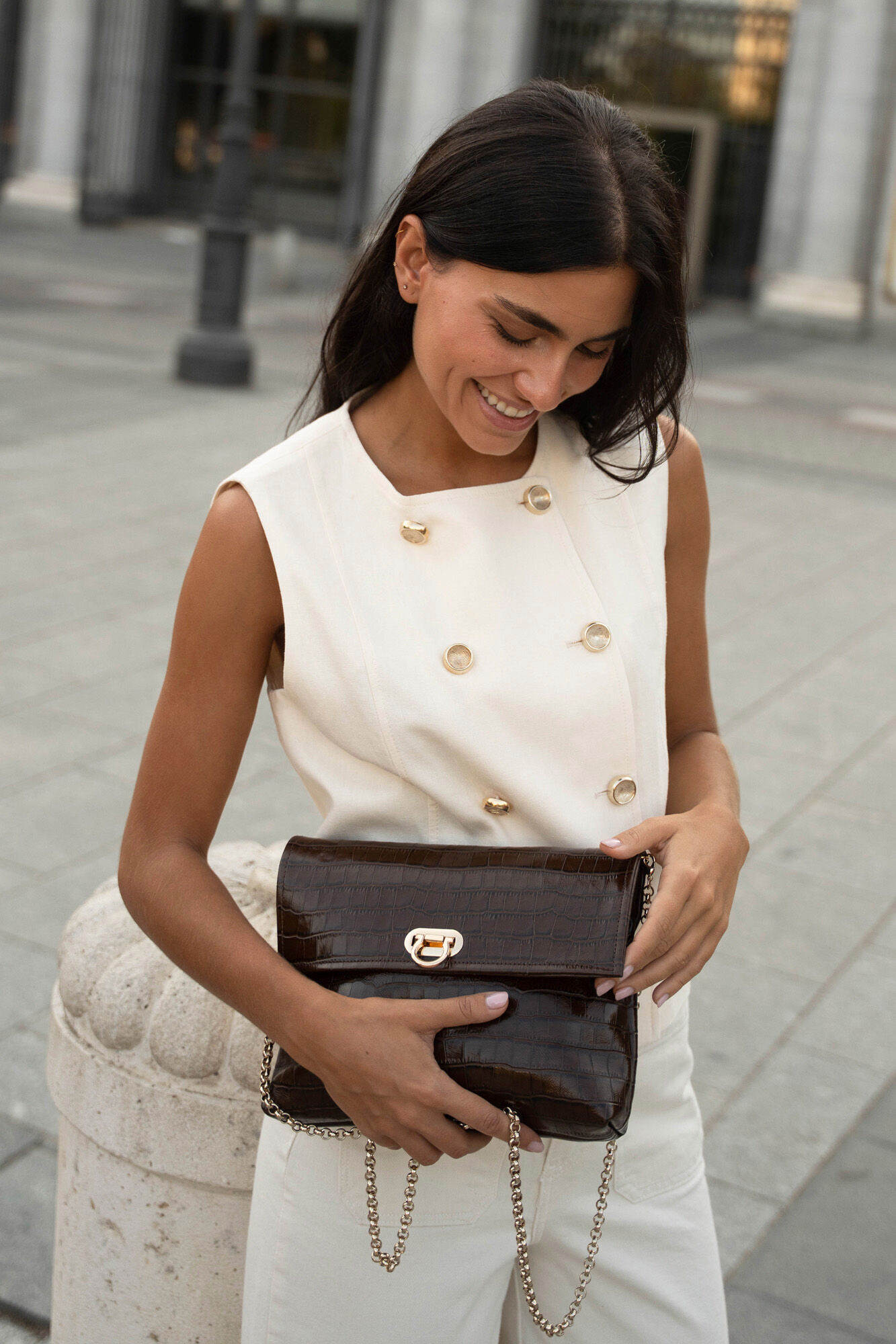 The Code Sobre Greta Coco Chocolate Castanho