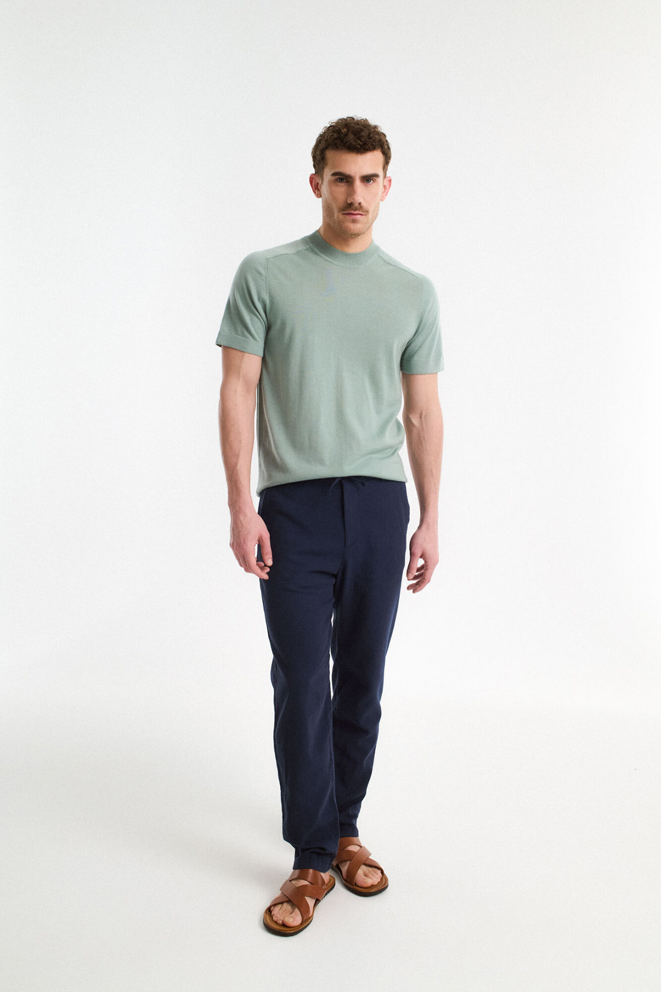 Selected Pantal&oacute;n de lino Relaxed Fit