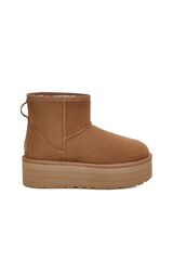 Ugg Bota feminina cl&aacute;ssica Mini Platform Castanho