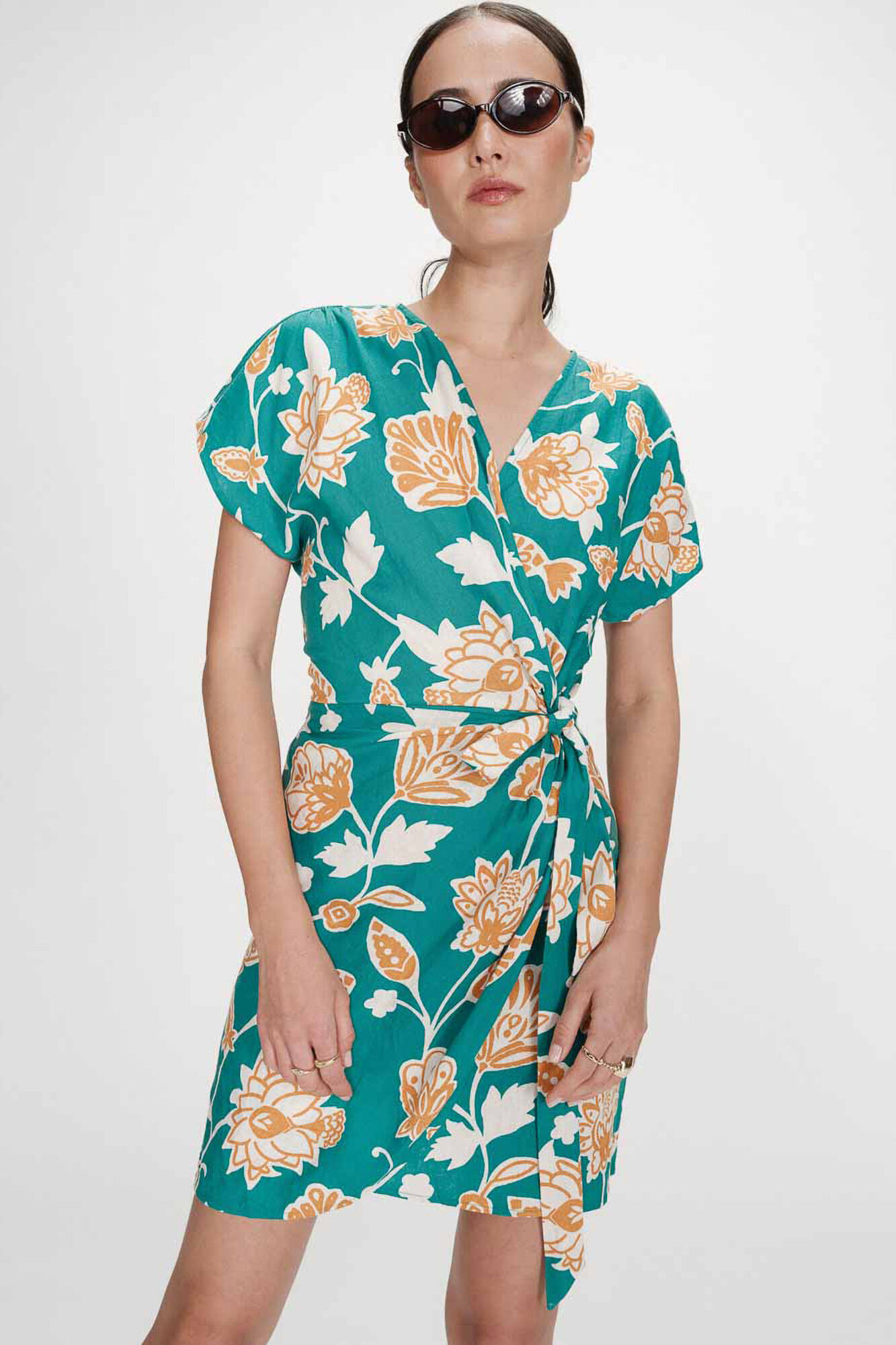 Grace & Mila Vestido curto estampado floral Velora