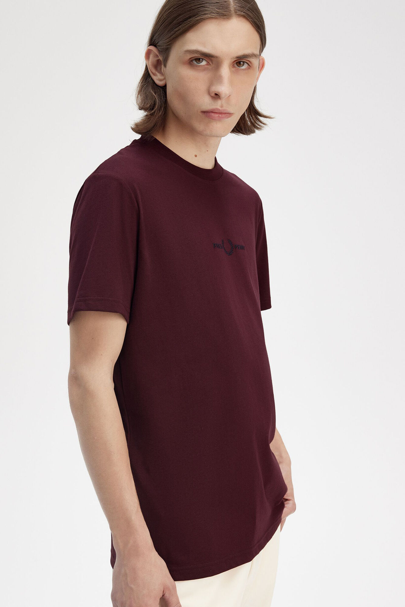 Fred Perry T-shirt bordada