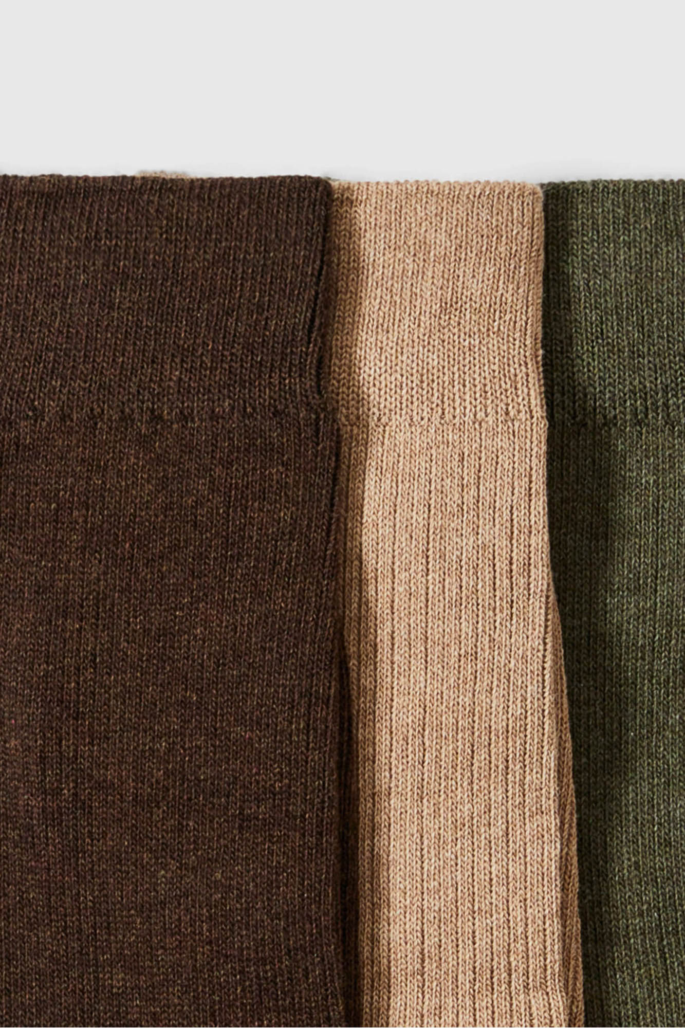 Selected Pacote de meias de algod&atilde;o org&acirc;nico. Multicolorido