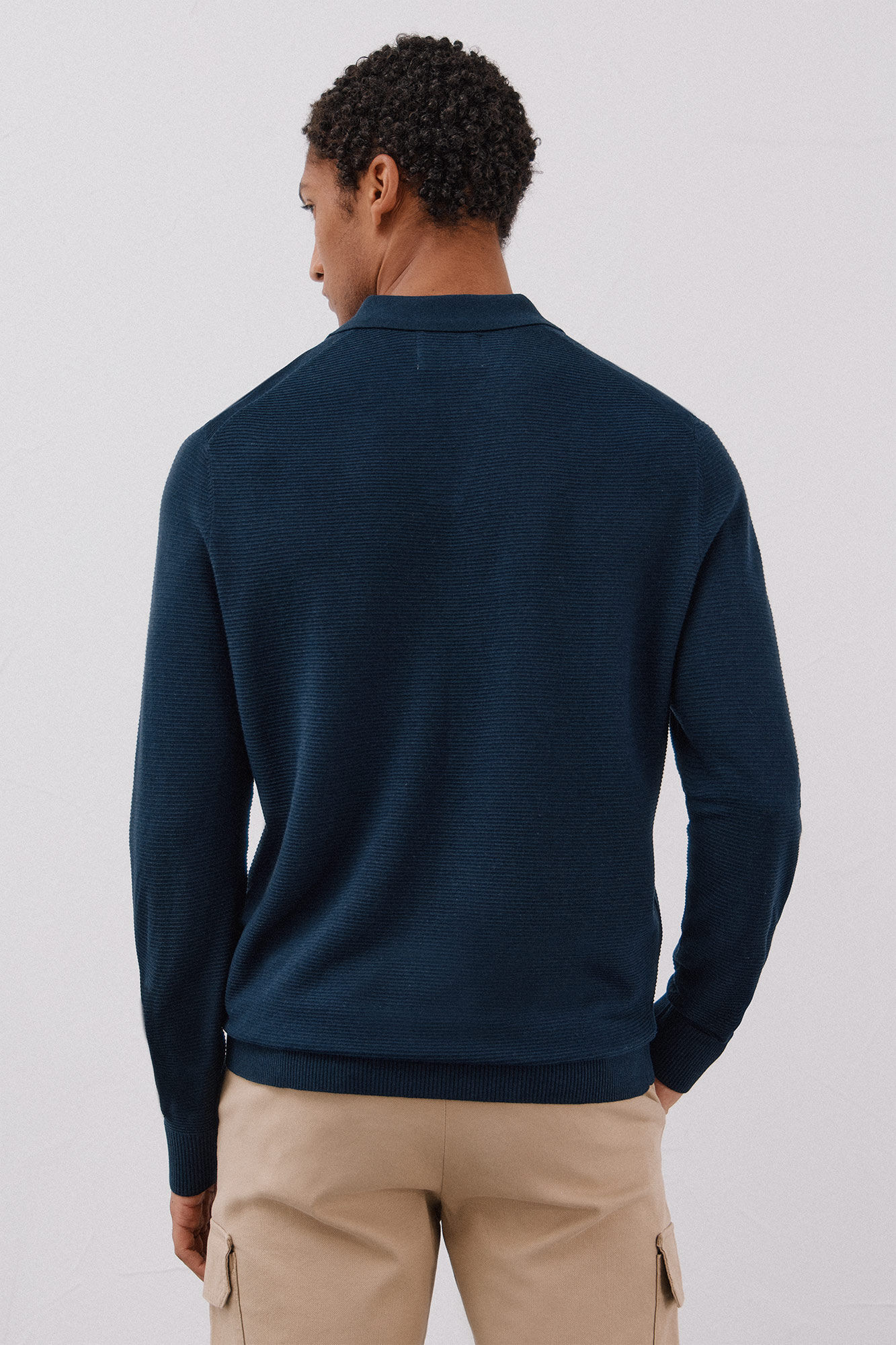 Cortefiel Fine knit jumper Navy