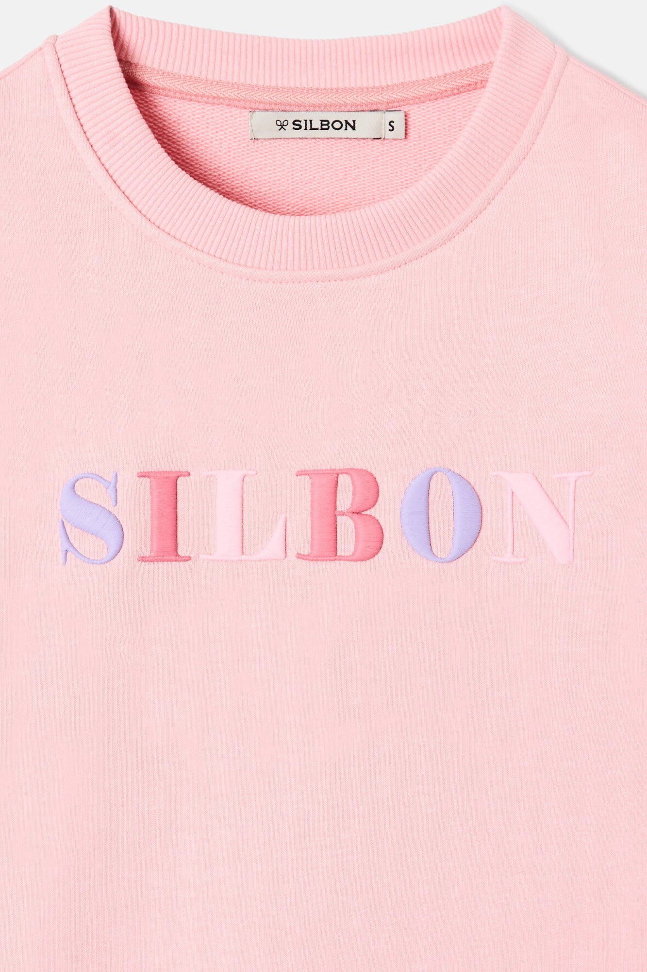Silbon Women's Silbon lettering sweatshirt Pink