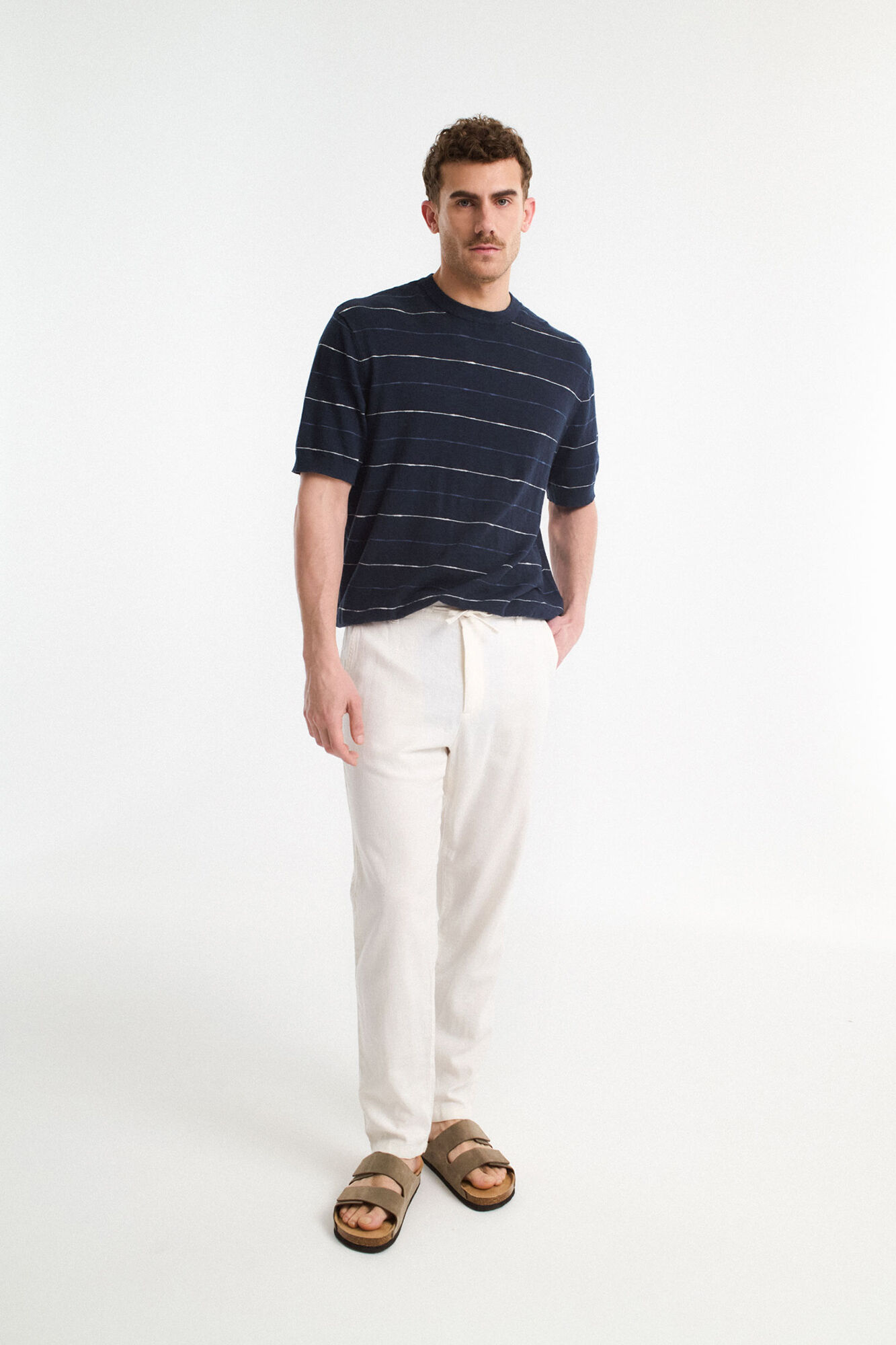 Selected Pantal&oacute;n de lino Relaxed Fit