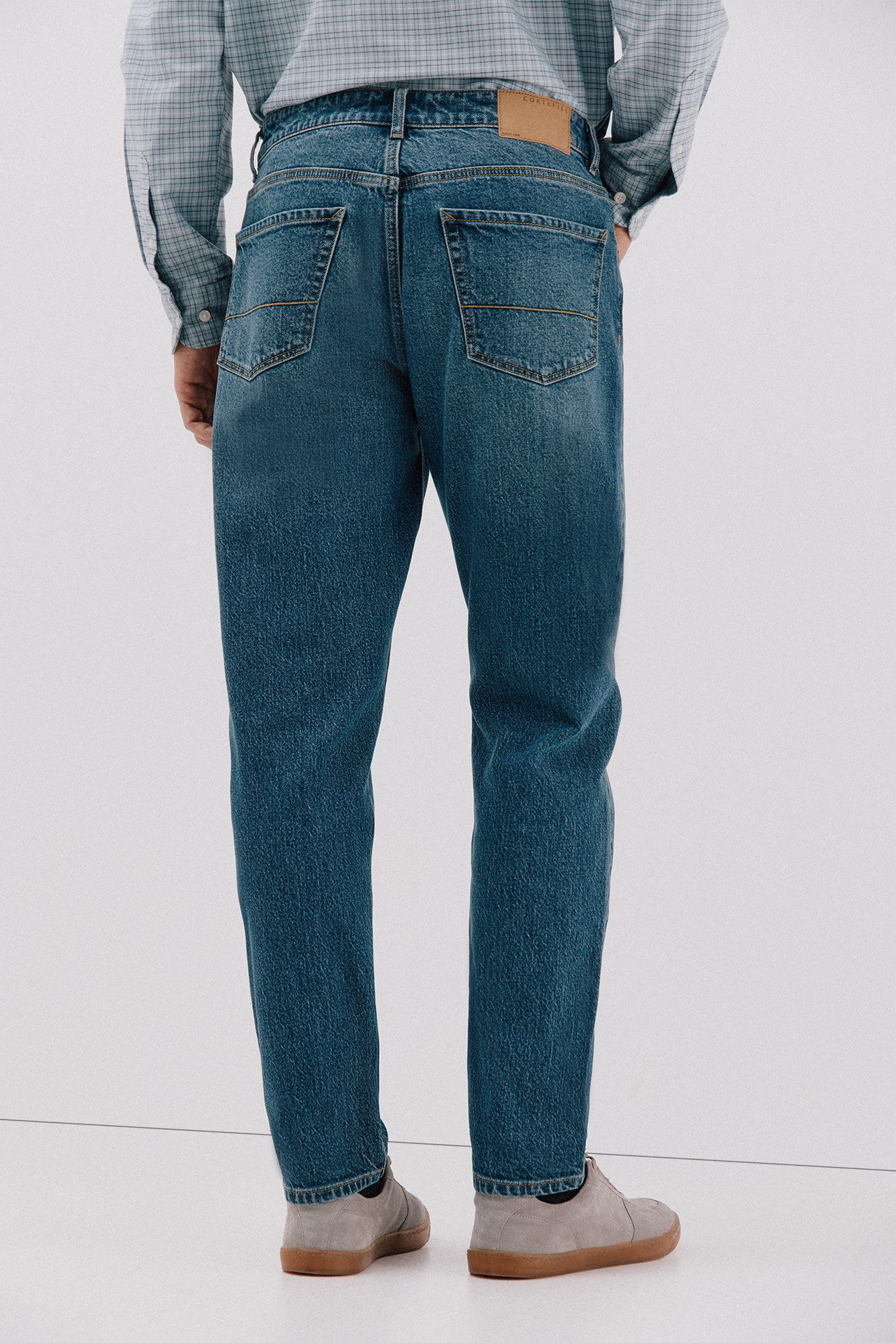 Cortefiel Pantal&oacute;n vaquero tapered fit Azul
