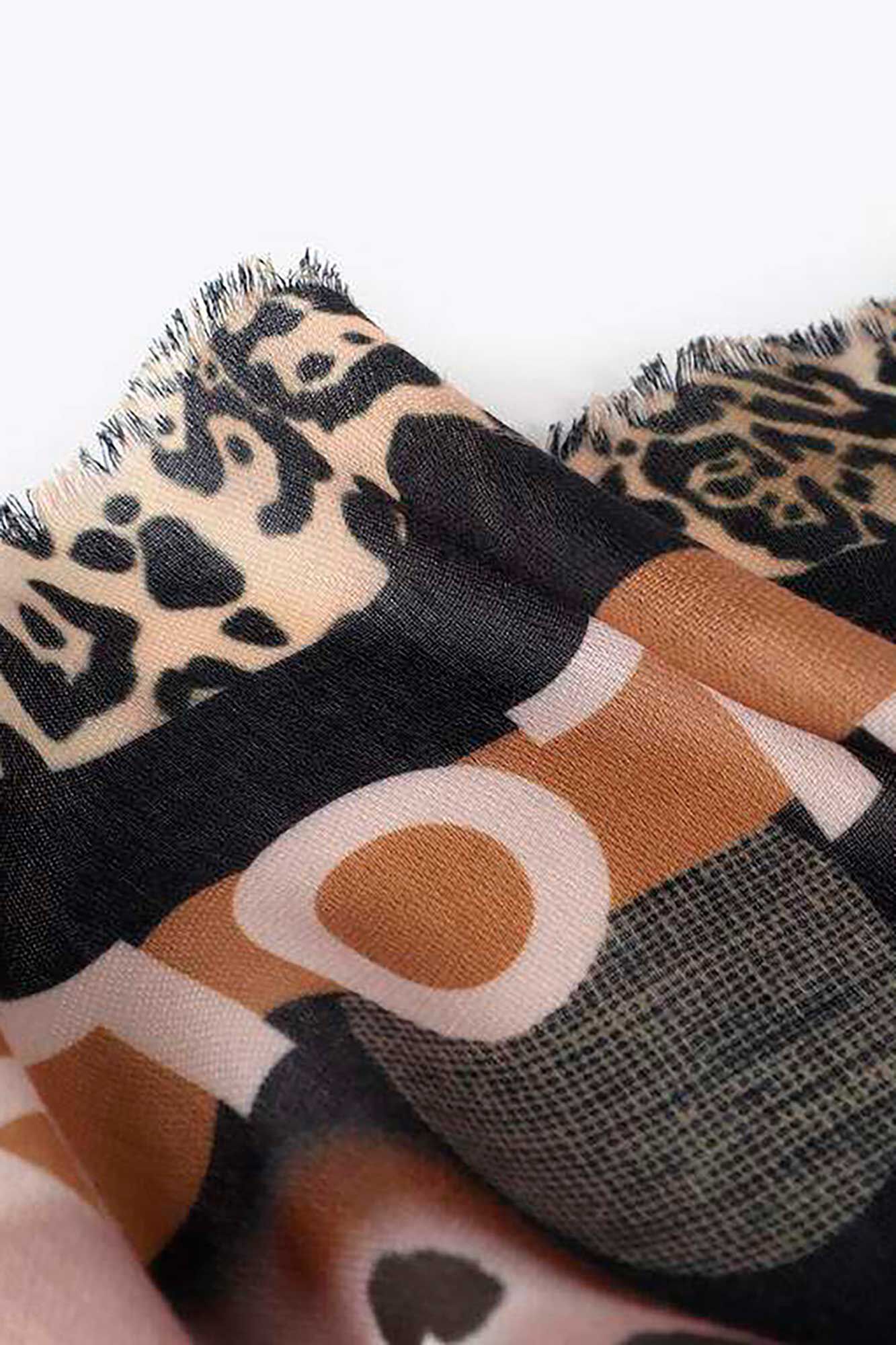 Lola Casademunt cachecol estampado Cinzento