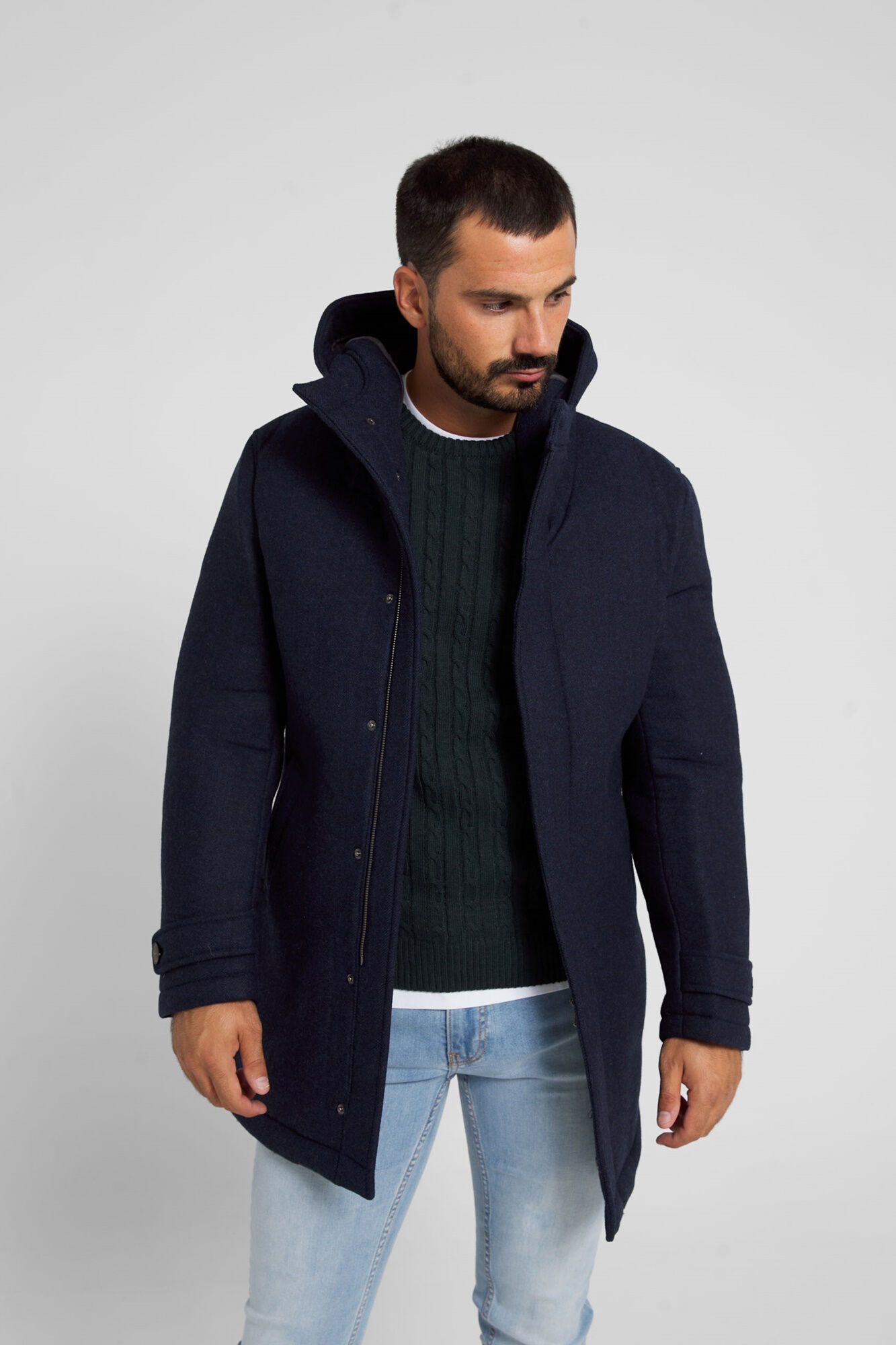 Silbon Abrigo silbon espiga azul marino Azul marino