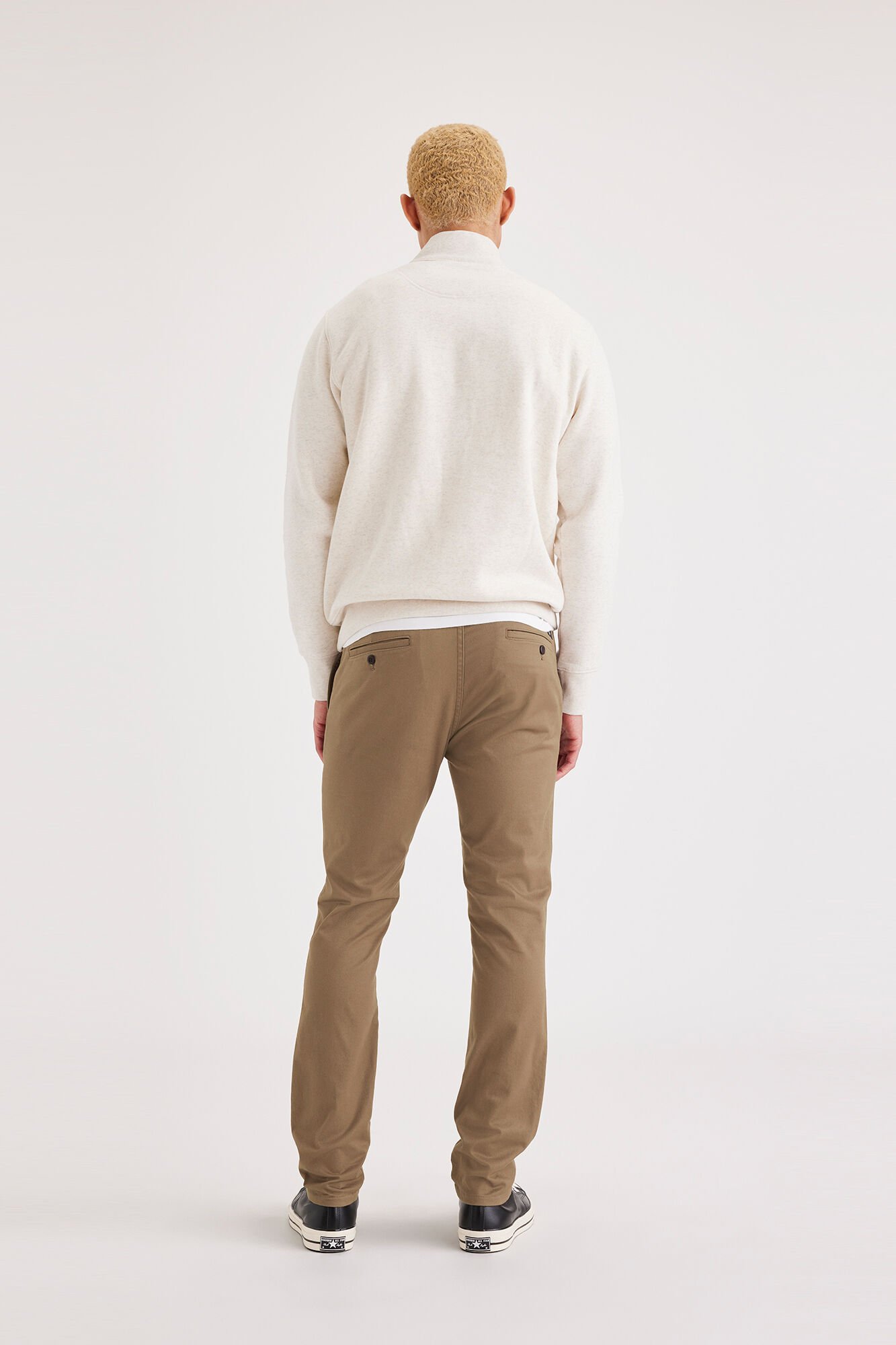 Dockers Pantalones chinos Skinny Fit Original para hombre Marr&oacute;n