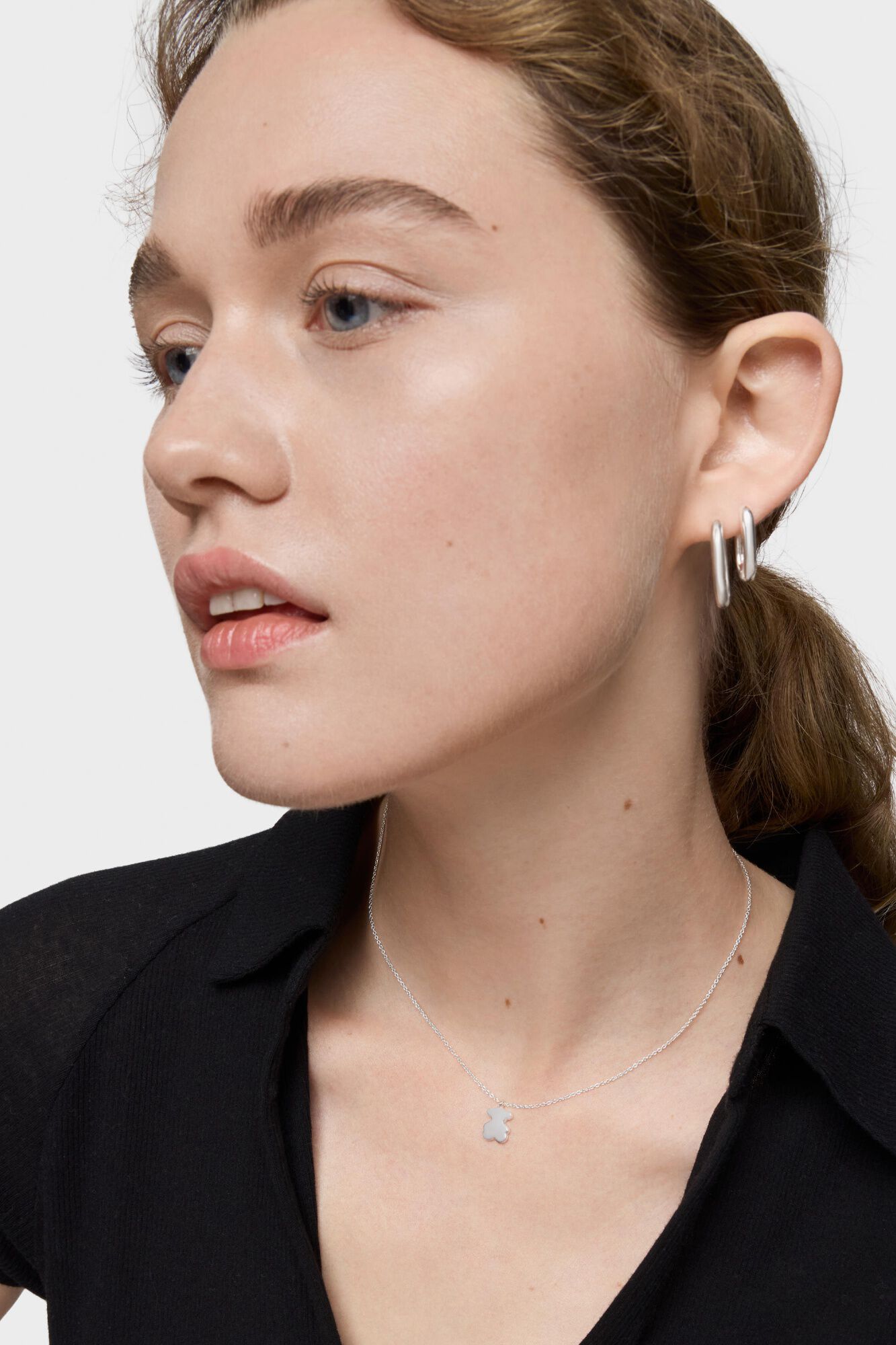 Tous Collar corto plata Sweet Dolls