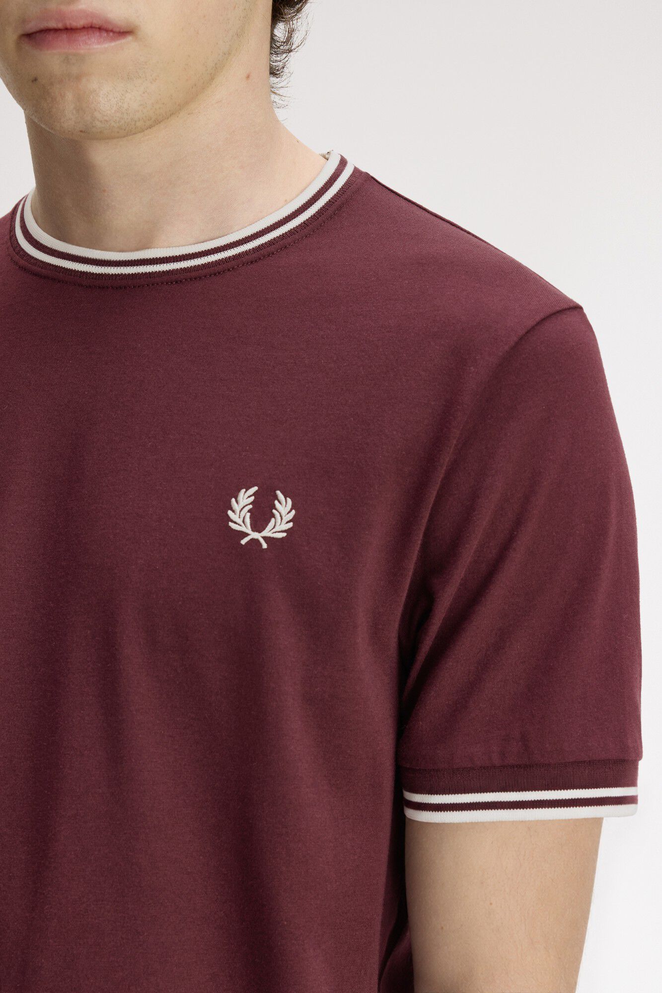 Fred Perry Plain short sleeve T-shirt Maroon