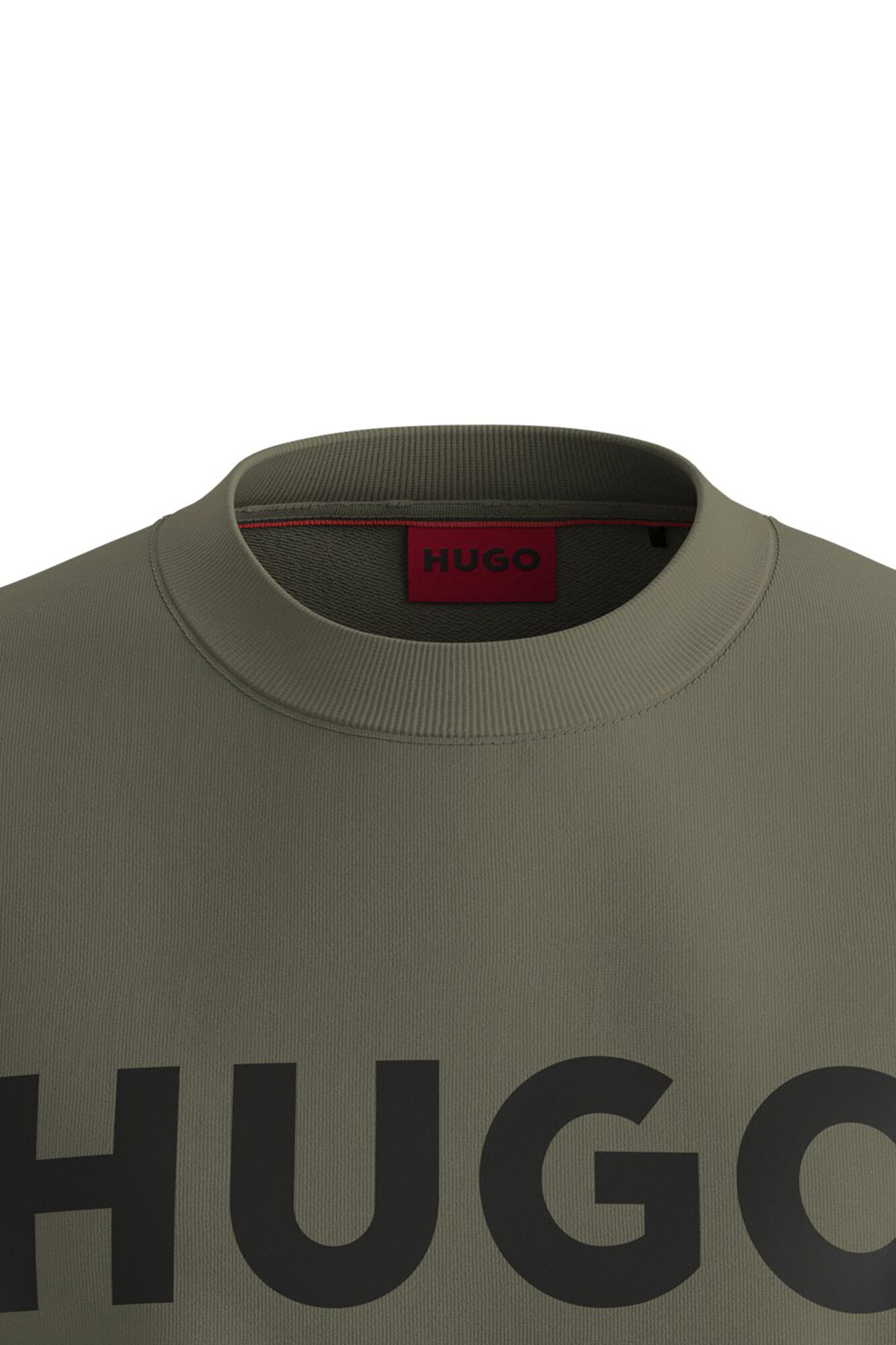 HUGO Sweatshirt com logo Tostado