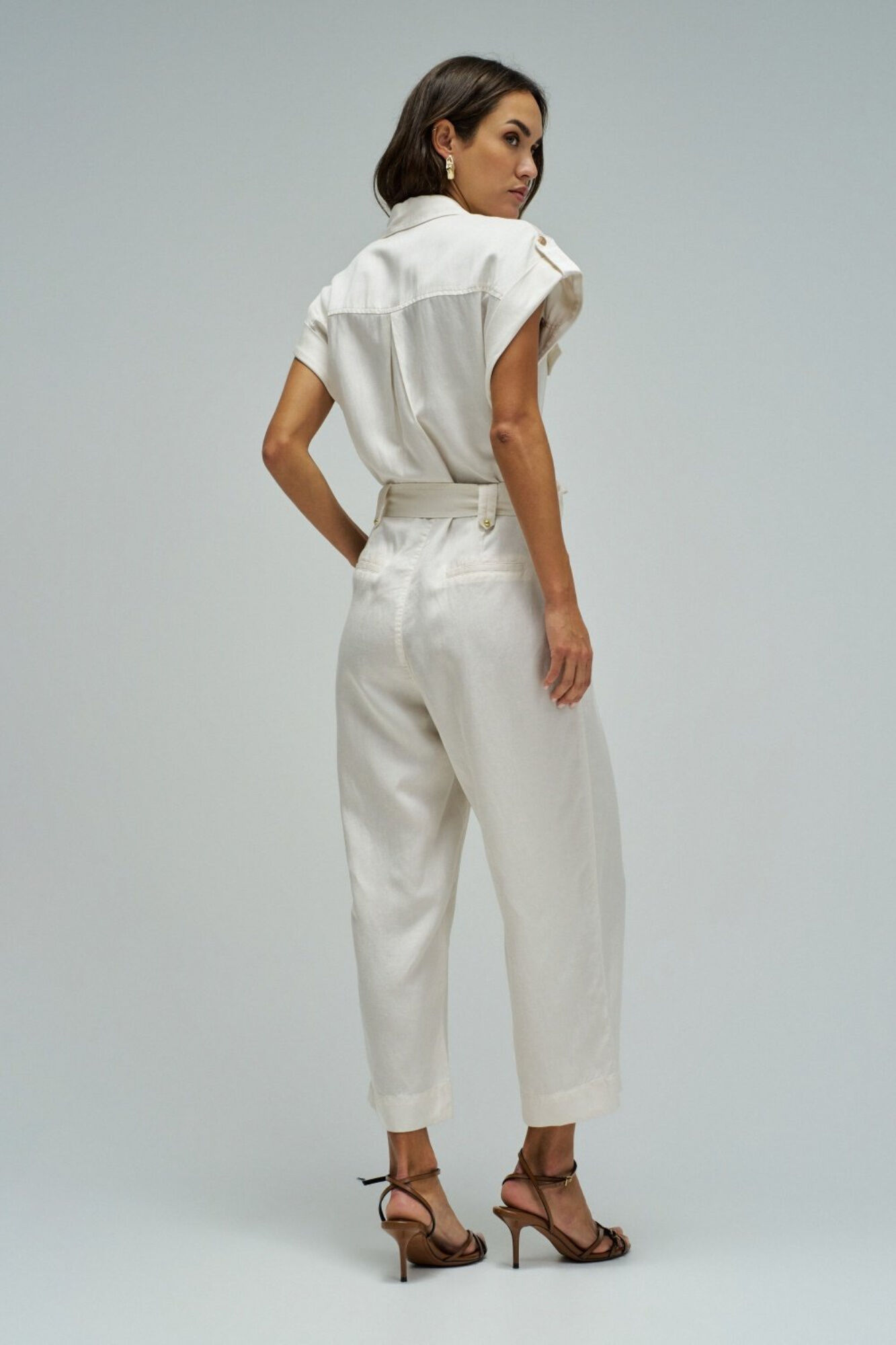 Salsa Jeans Macac&atilde;o denim Tostado