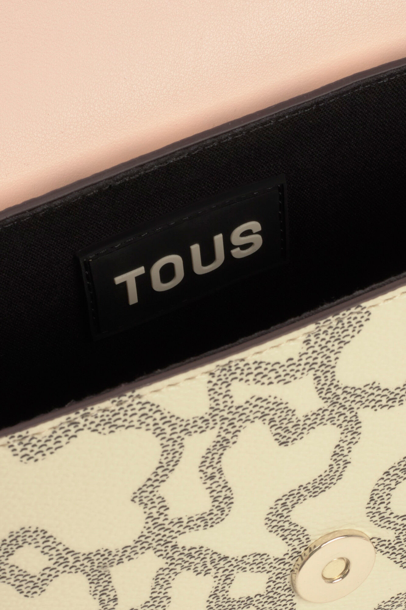 Tous Kaos Icon beige crescent mini crossbody bag Beige