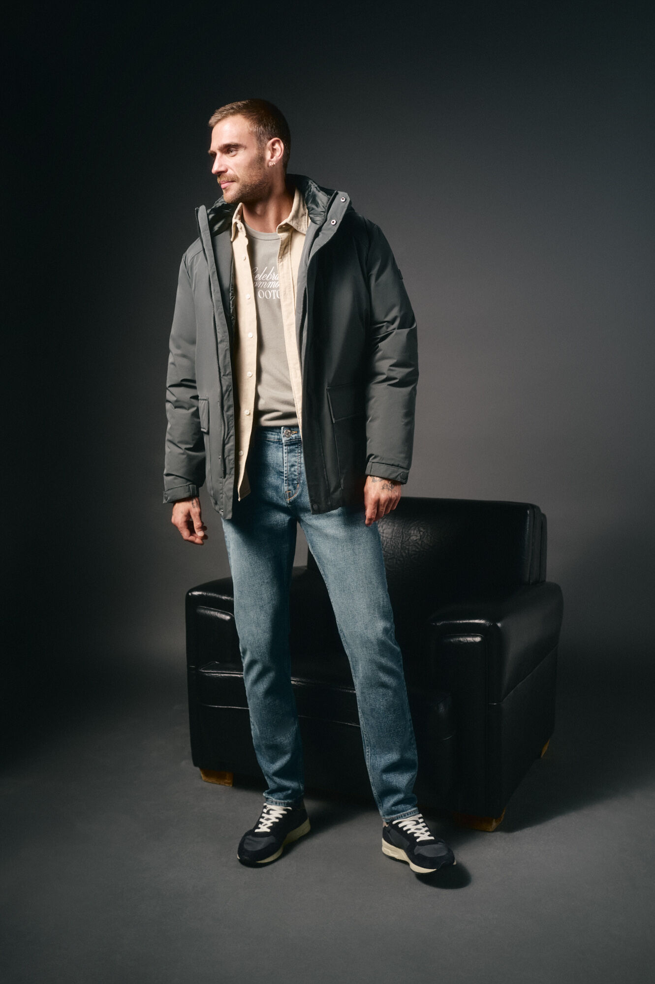 OOTO Parka acolchada capucha