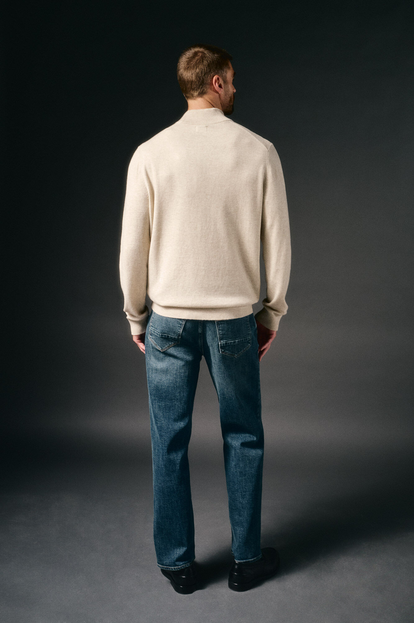 OOTO Camisola gola perkins Tostado