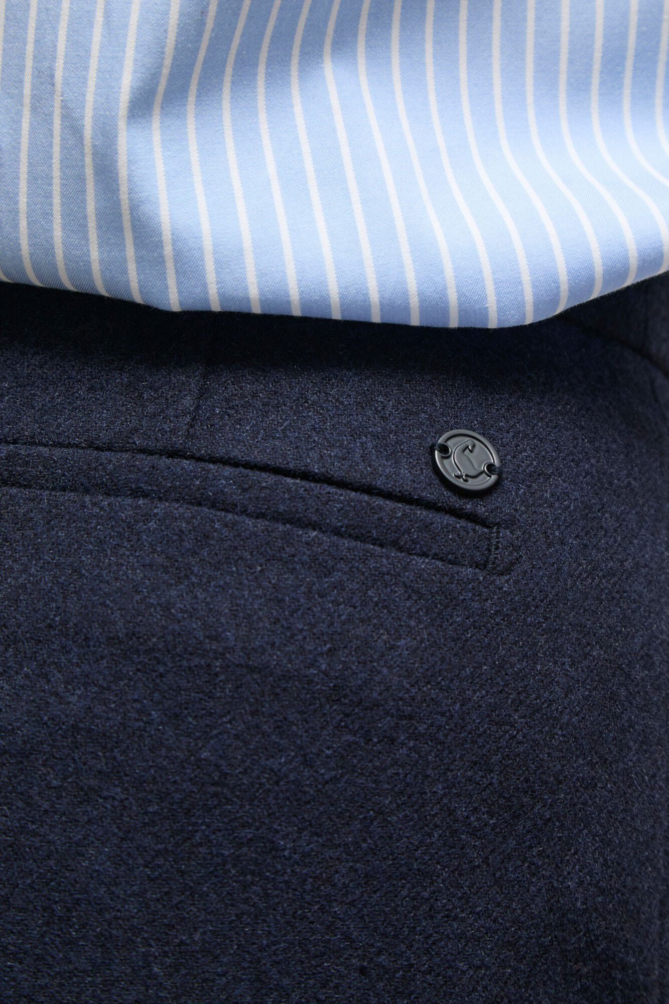 El Ganso Camisa Louise com folho Azul