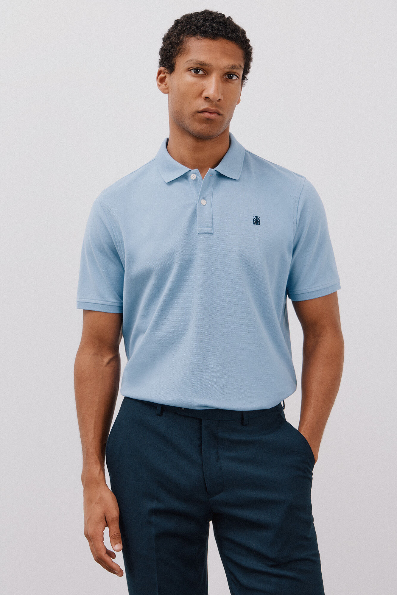 Cortefiel Basic piqu&eacute; polo shirt