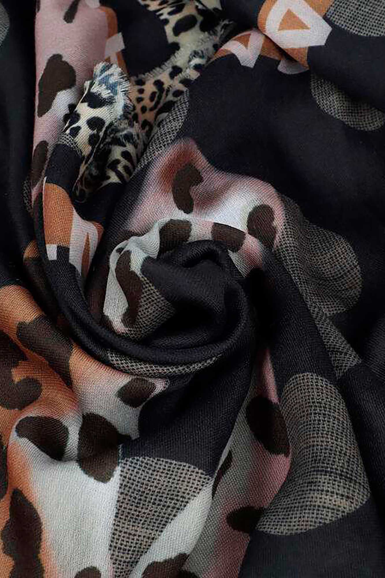 Lola Casademunt cachecol estampado Cinzento