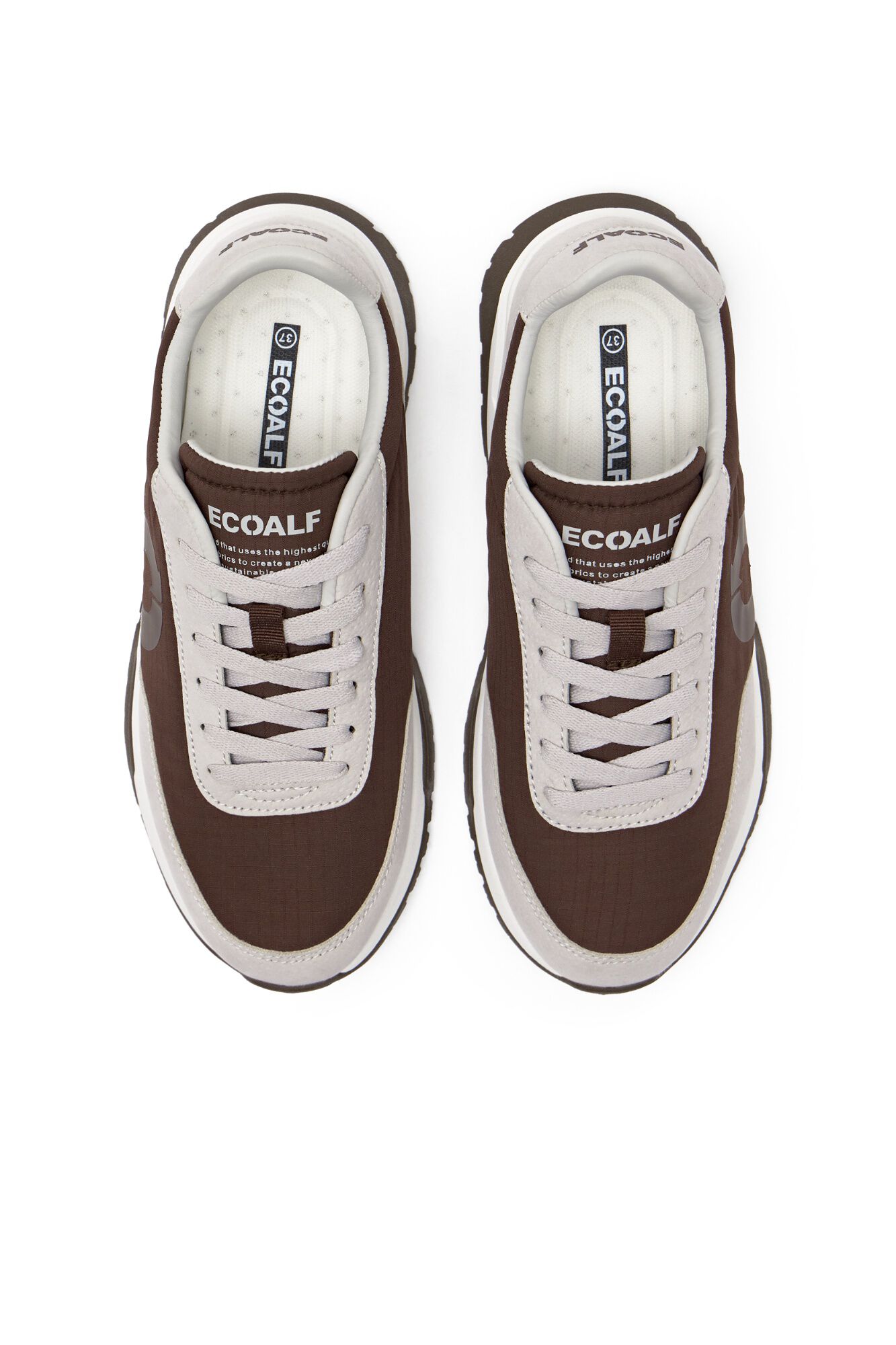 Ecoalf Women's Ventura trainers Dark brown