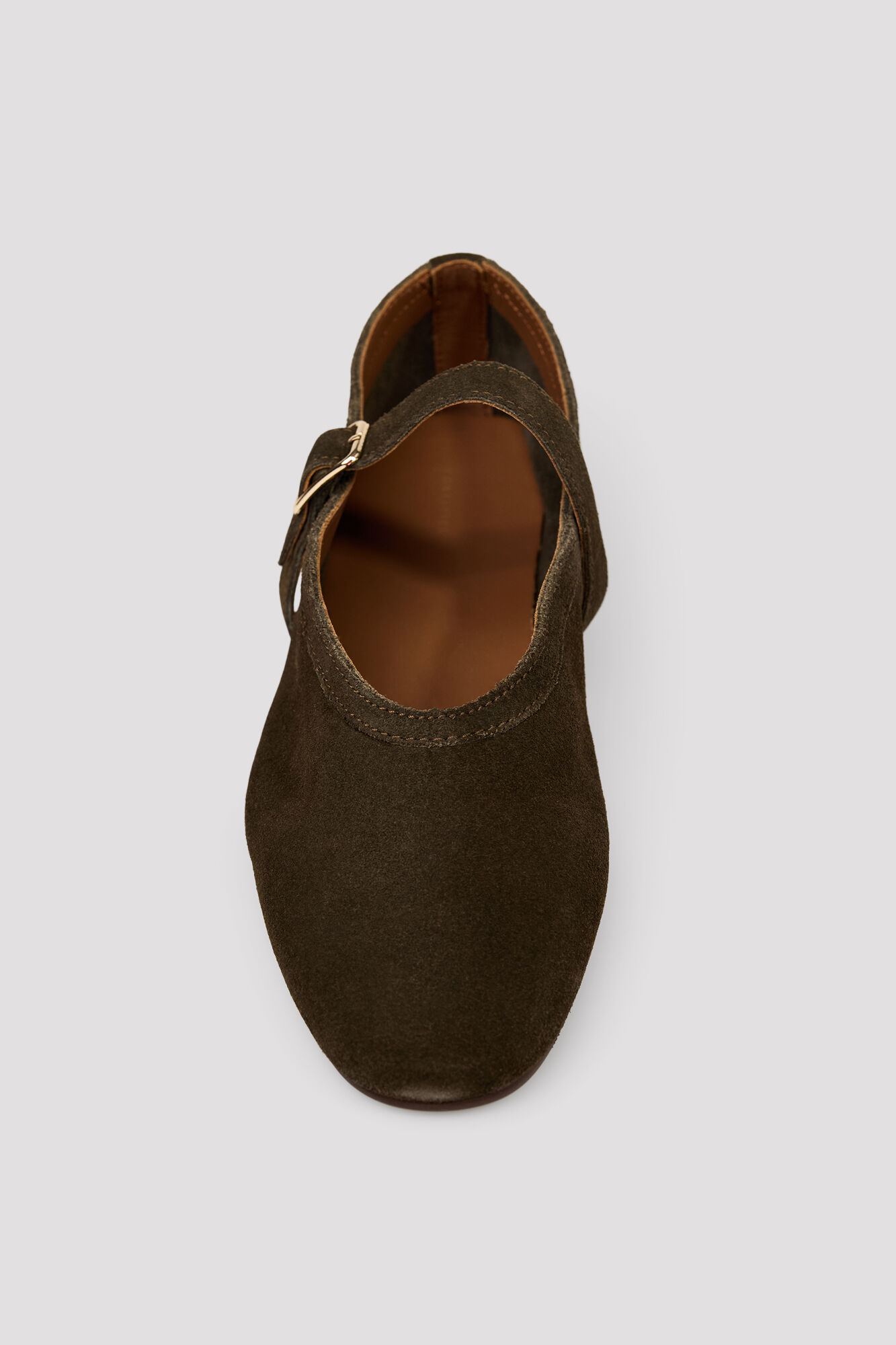 Cortefiel Flat strap ballet flats
