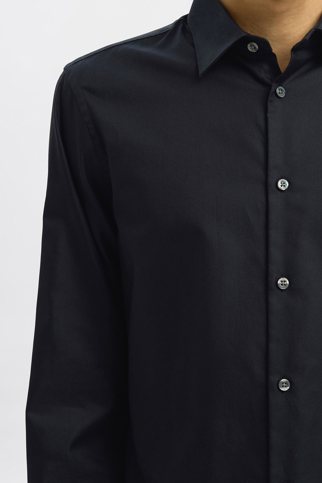 Selected Slim Fit Formal Shirt Black