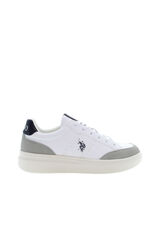 Us Polo Sapato casual masculino Branco