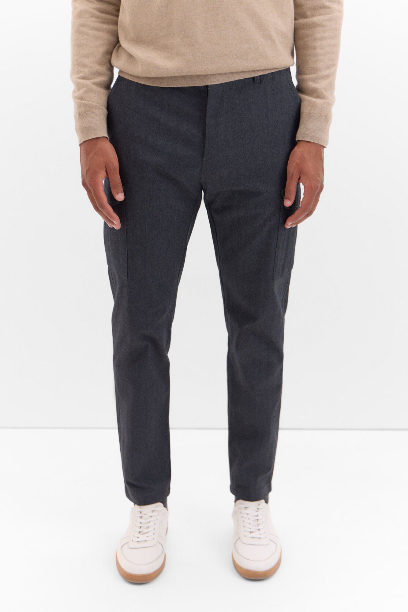 Cortefiel Cargo trousers Grey