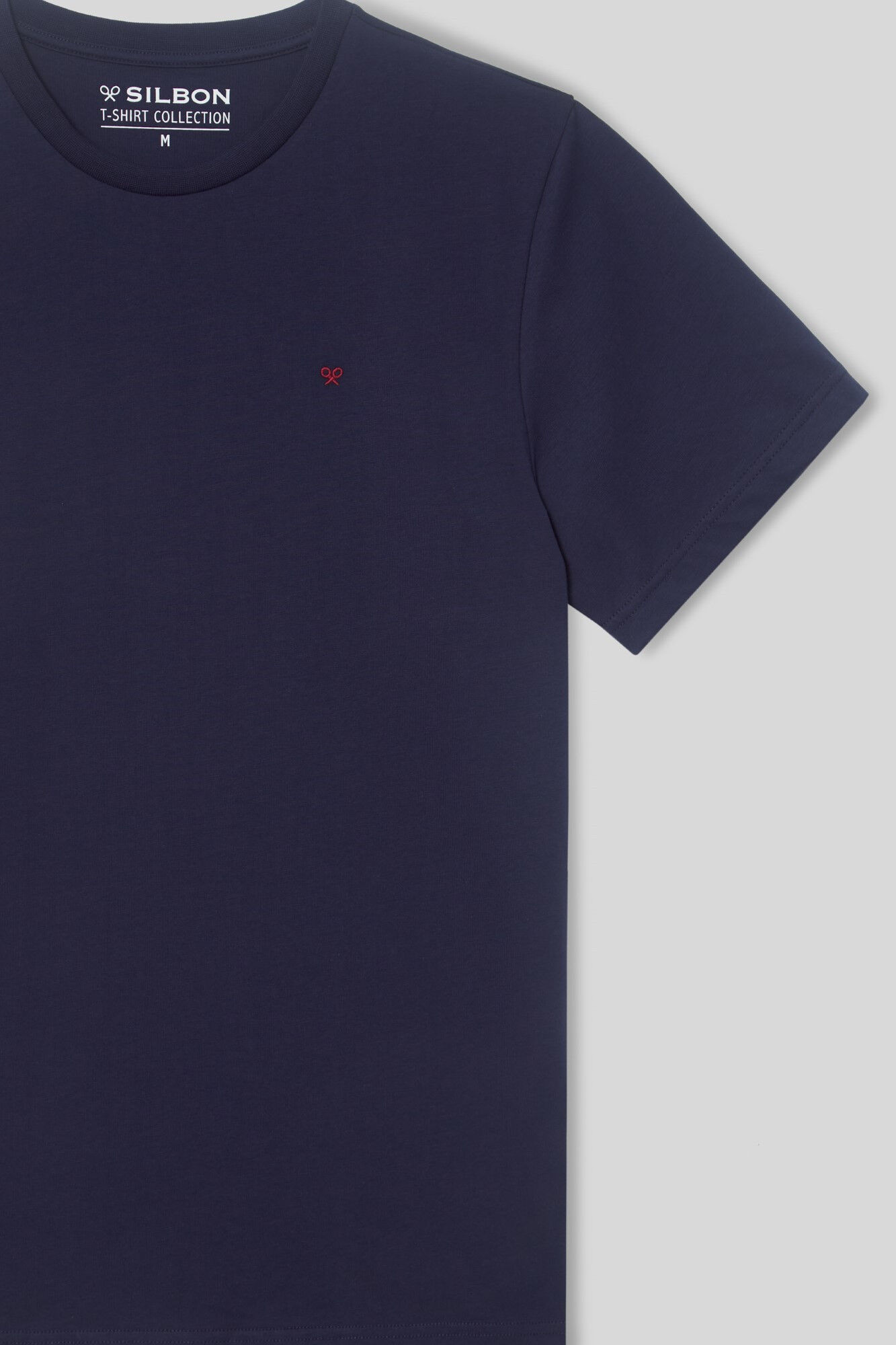 Silbon Camiseta lisa miniraqueta azul marino Azul marino