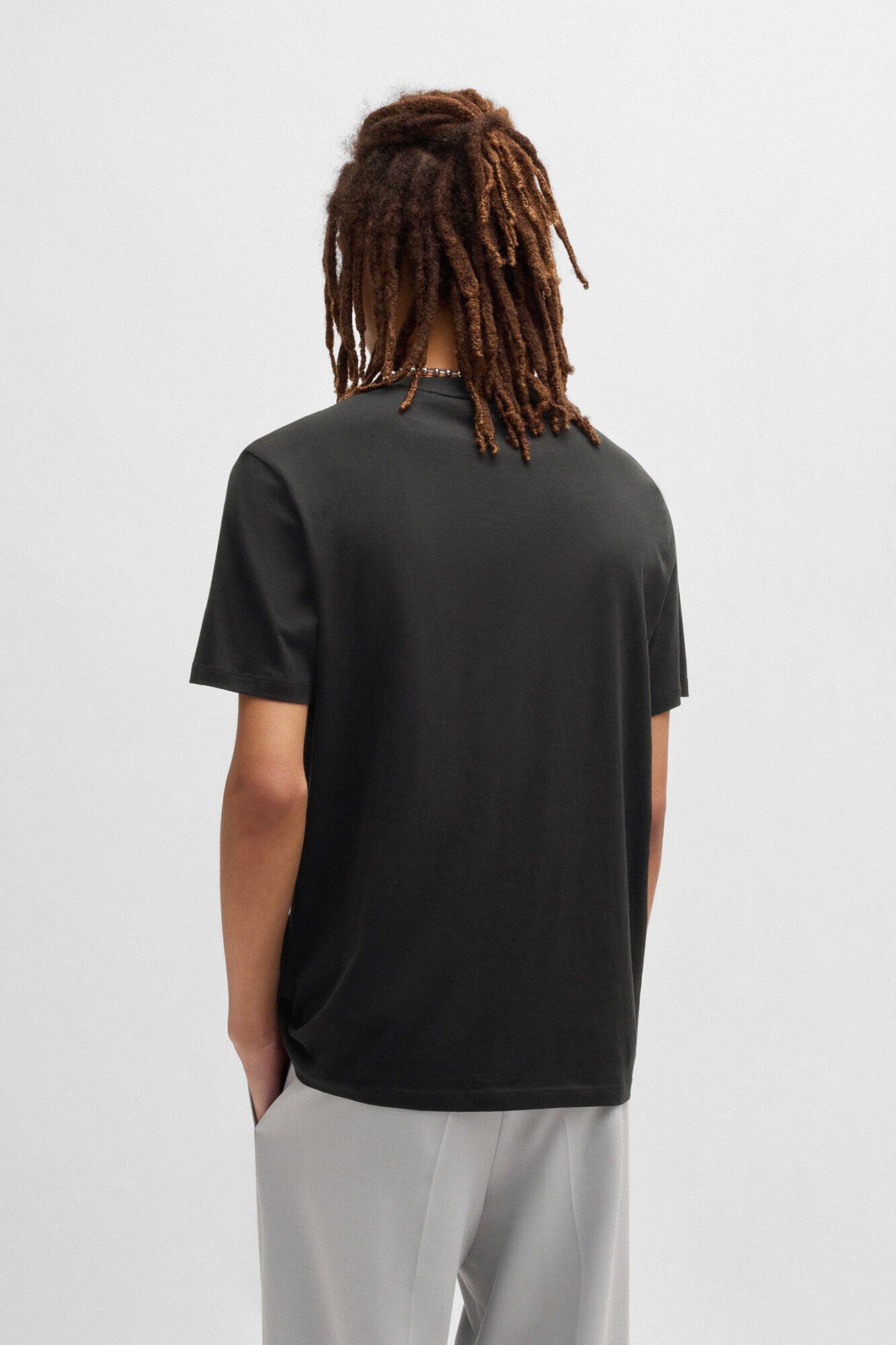 HUGO Short-sleeved T-shirt Black