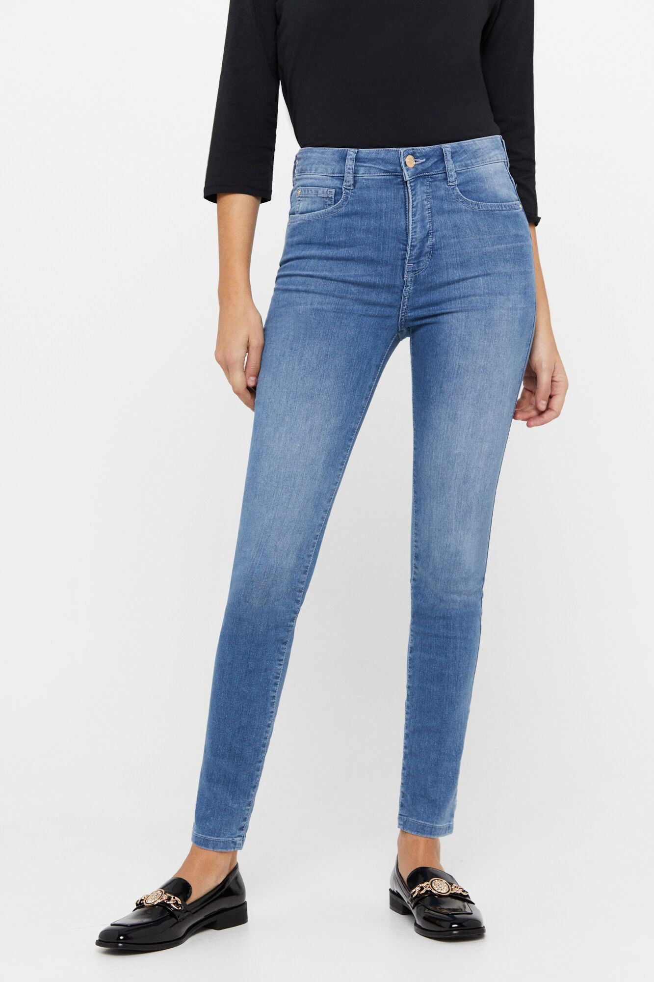 Cortefiel Pantal&oacute;n vaquero reductor sensational fit Azul