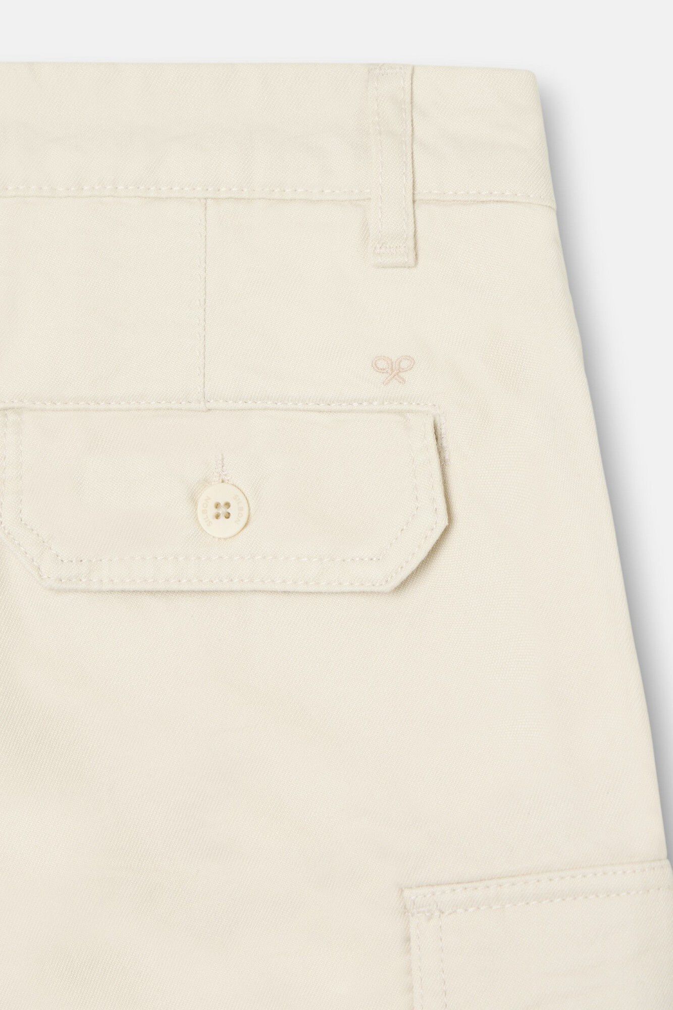 Silbon Bermuda cargo Ecru