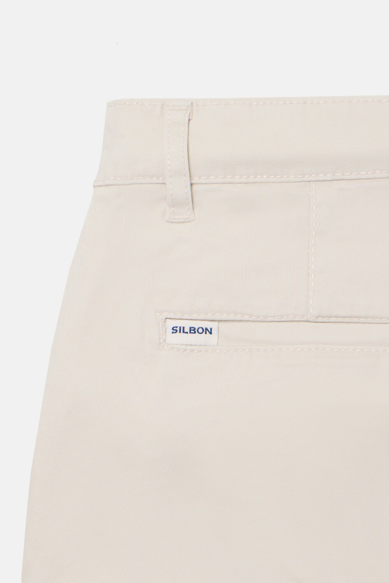 Silbon Cal&ccedil;as esportivas cal&ccedil;as chino Ecru