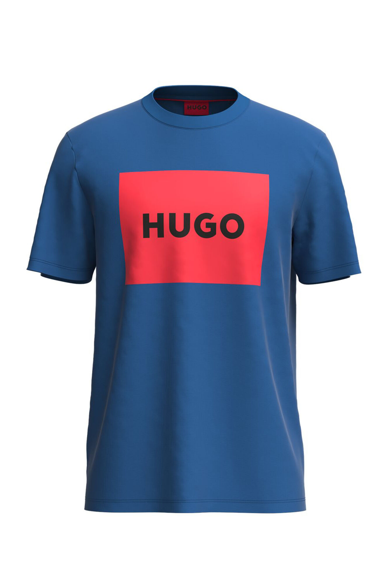 HUGO Short-sleeved T-shirt Blue