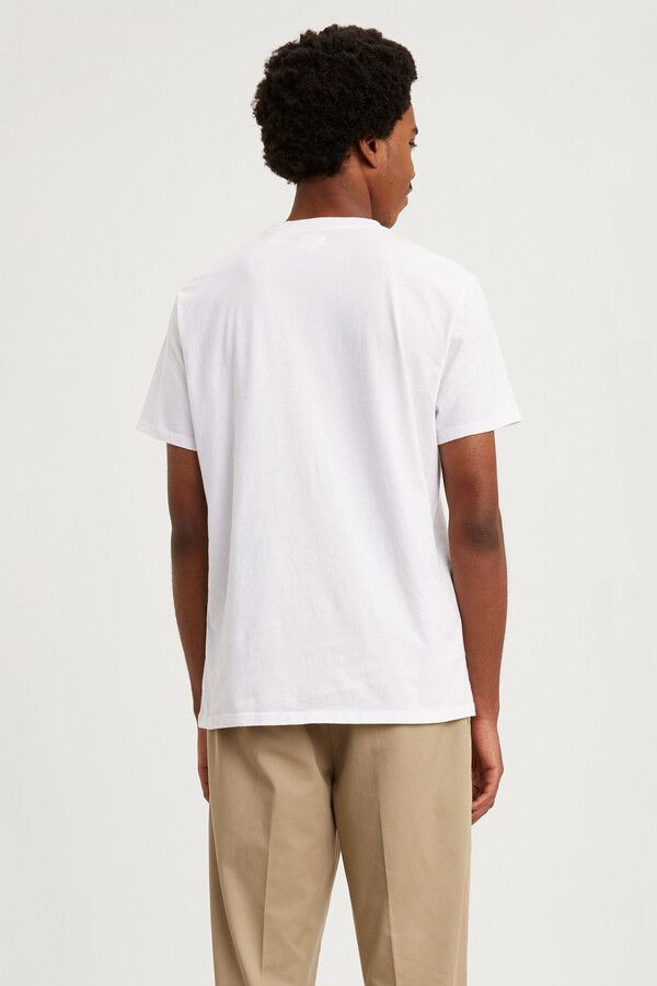 Cortefiel Camiseta Levi's® original logo pecho Blanco 