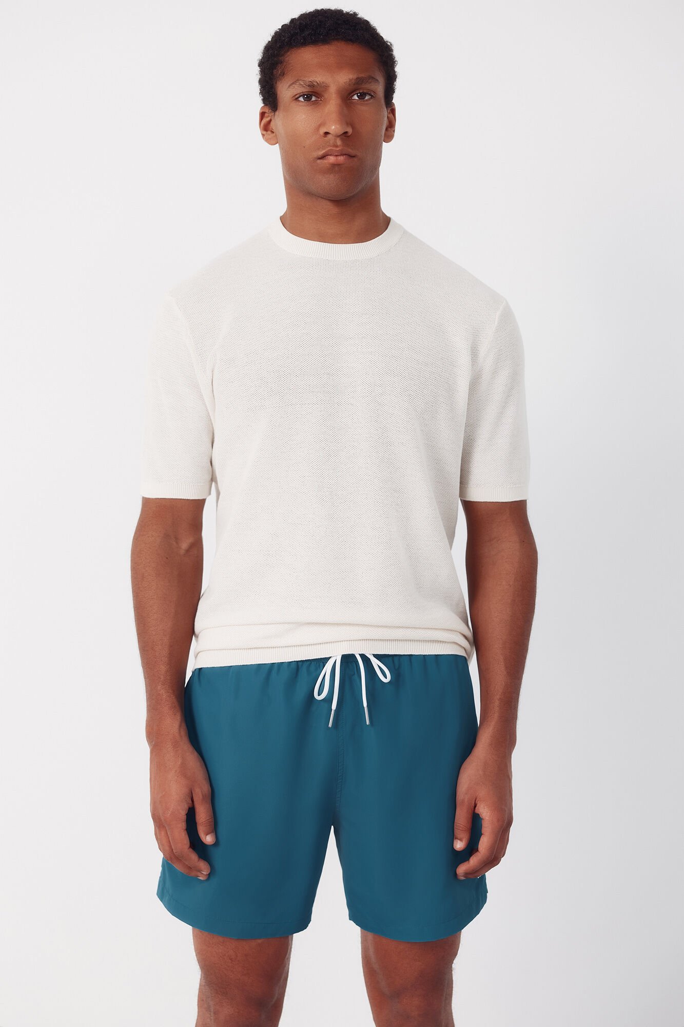 Cortefiel Plain basic swimwear Turquoise