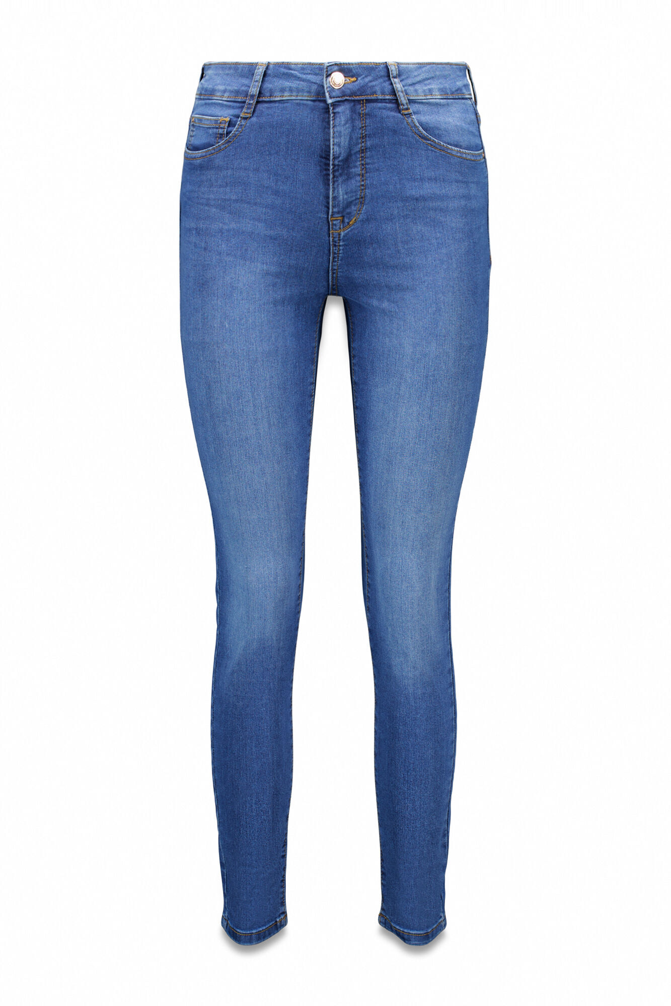 Cortefiel Palazzo pants with buttons  Blue