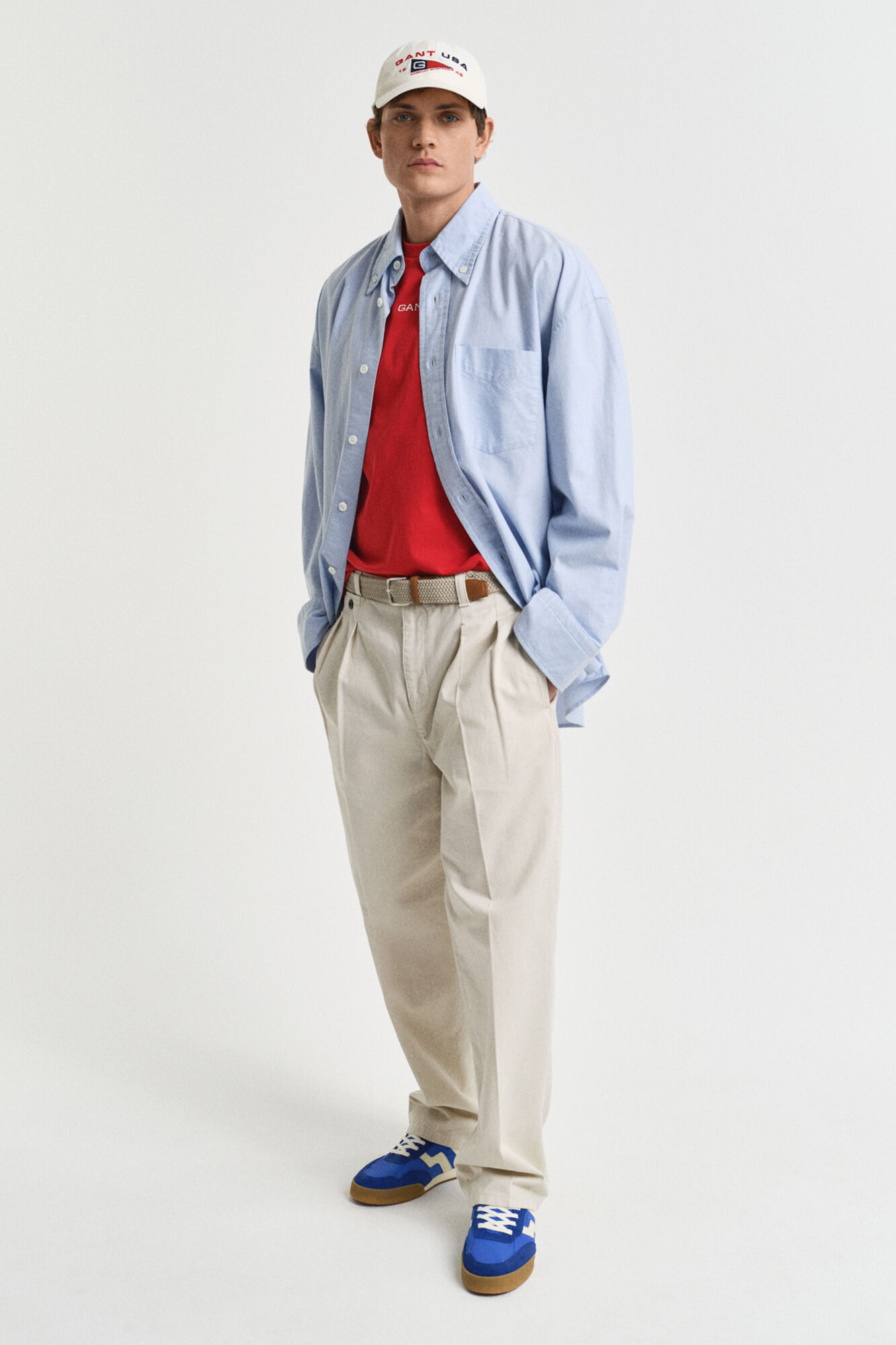 Gant Camiseta gr&aacute;fica GANT pequena Vermelho