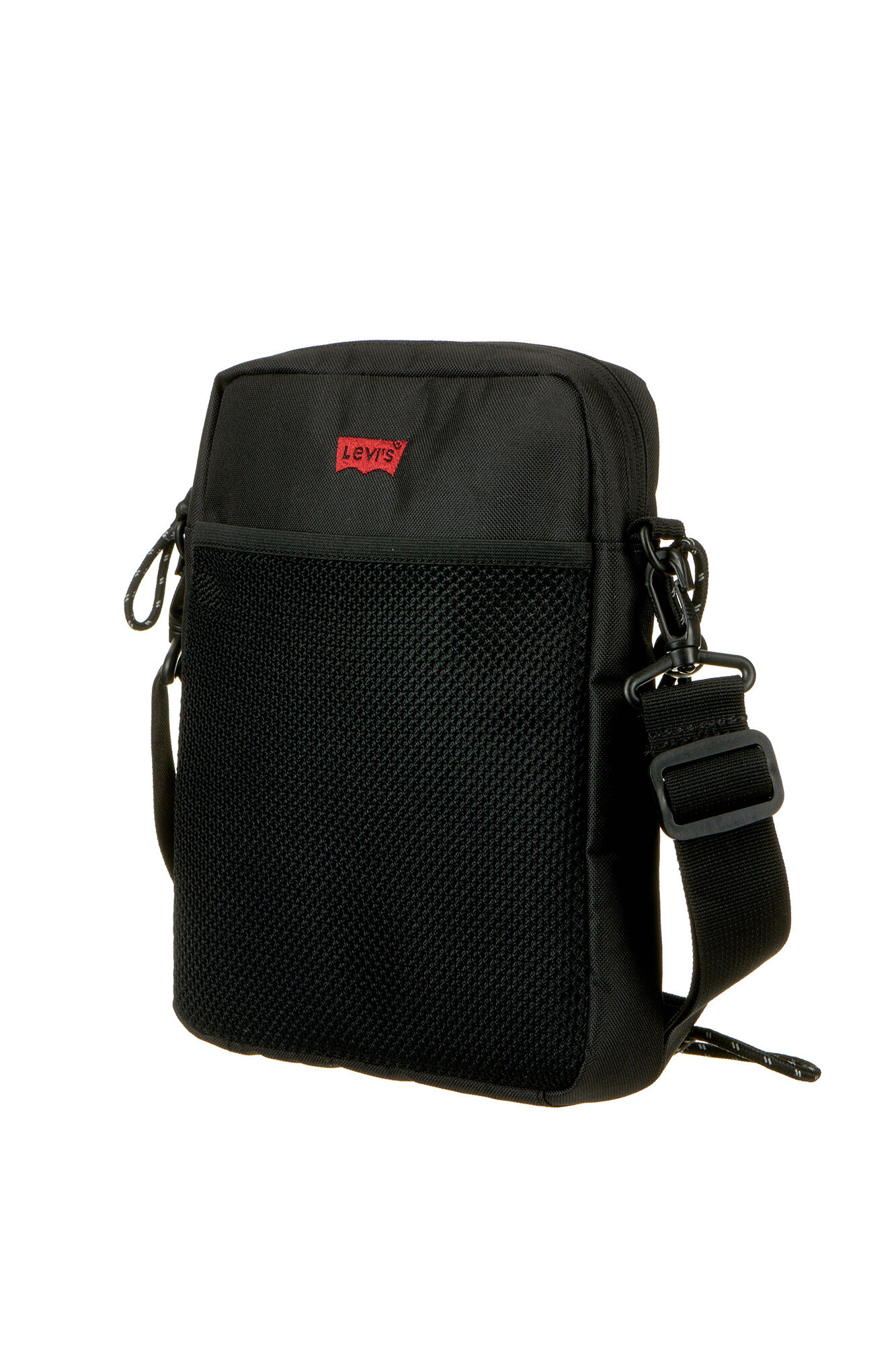 Levi's Bolsa de ombro com al&ccedil;a dupla North-South Preto