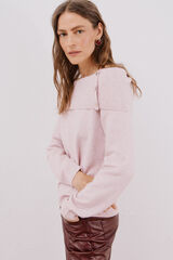 Cortefiel multiway neck sweater Pink
