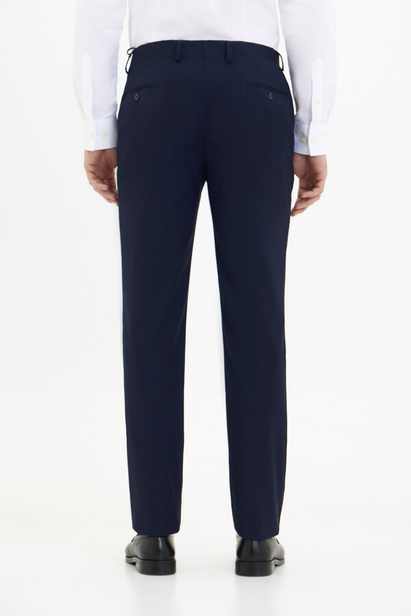 Cortefiel Series XXI checked trousers Navy