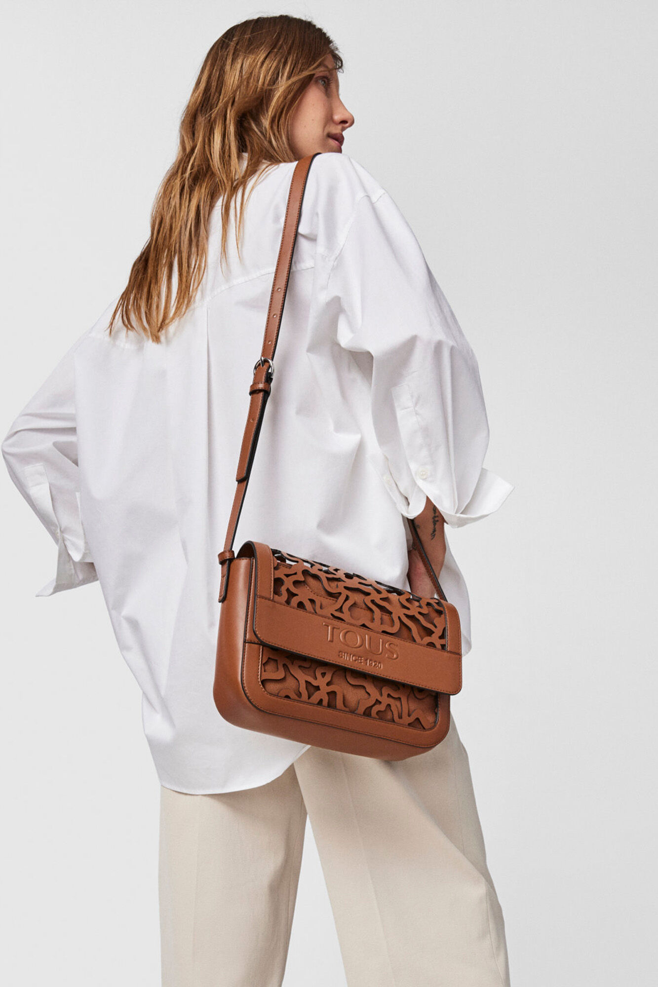Tous Amaya Kaos Shock brown crossbody bag Brown