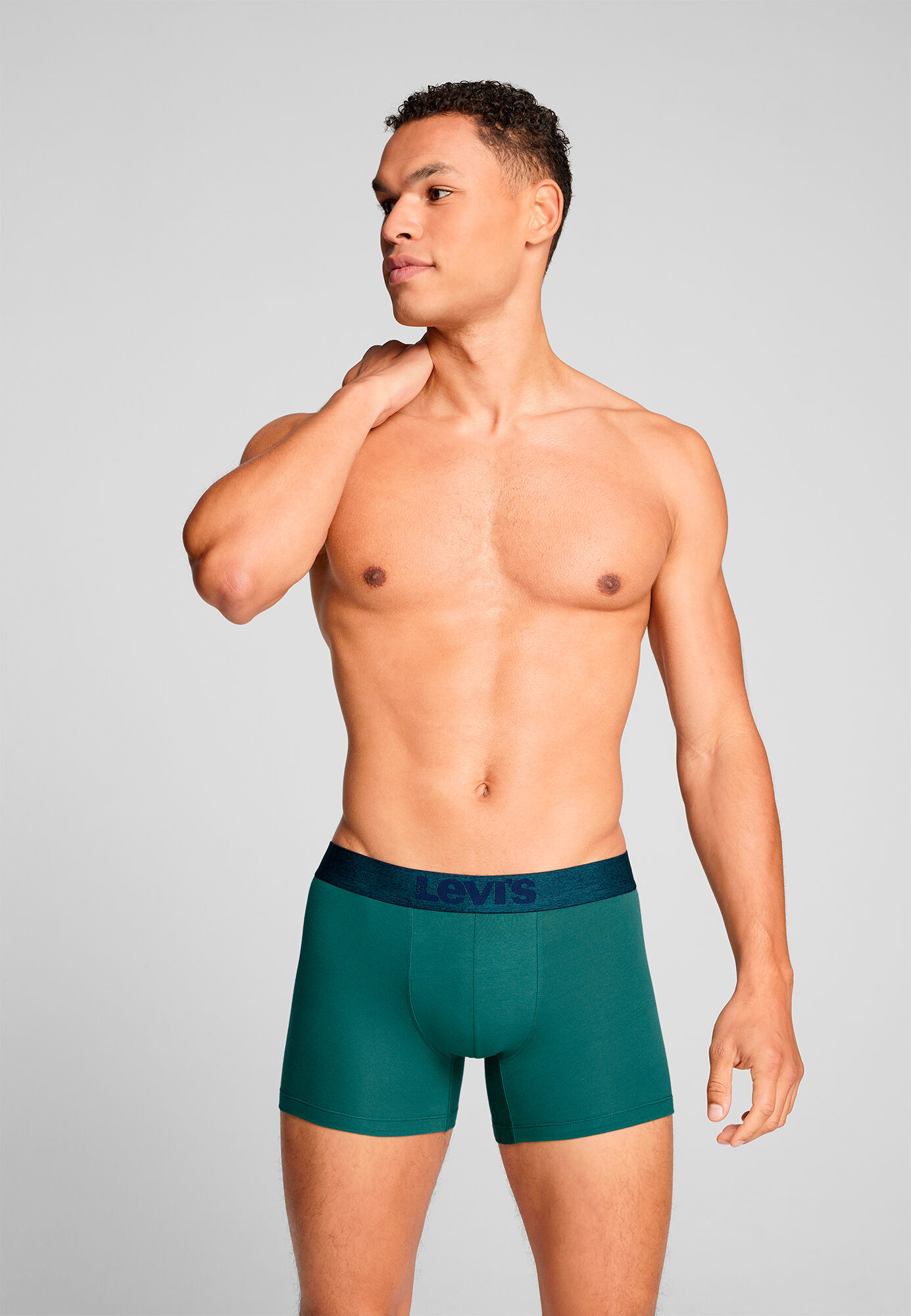 Levi's Pack de 2 calzoncillos b&oacute;xer Levi's de algod&oacute;n Estampado verde