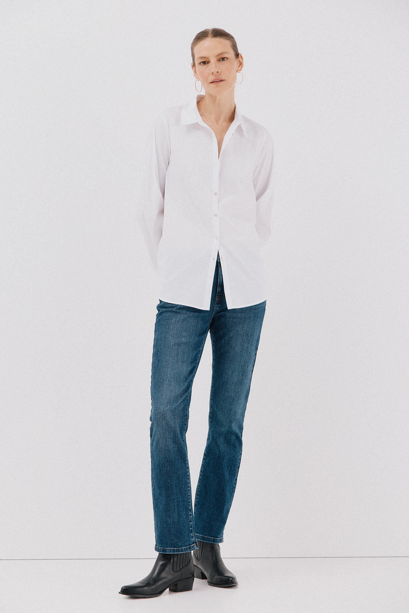 Cortefiel Camisa de popelina