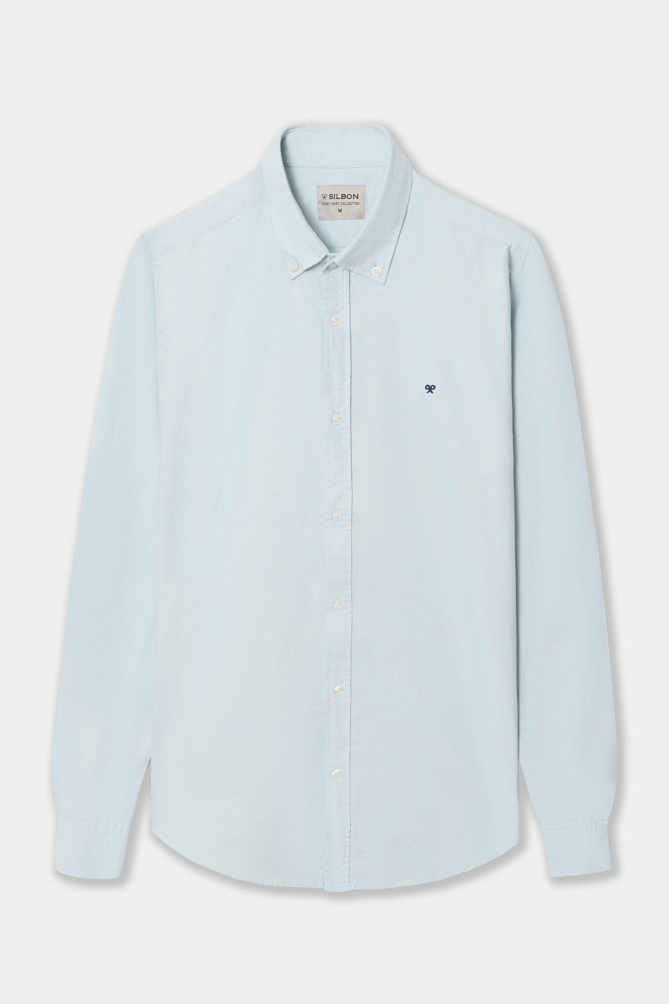 Silbon Oxford casual shirt Green